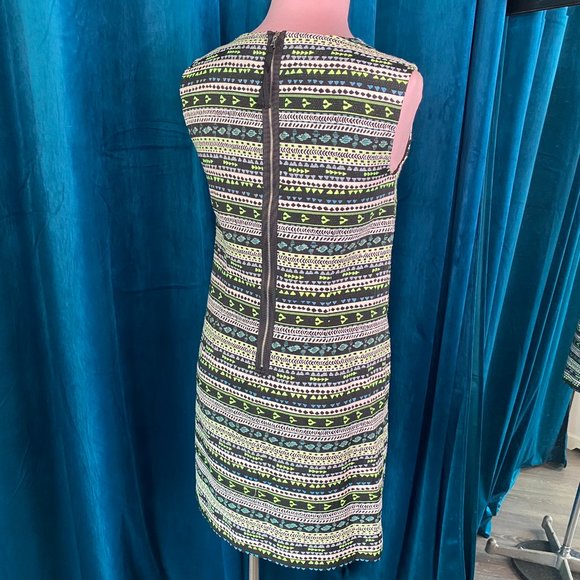 Cynthia Steffe Courtney Sleeveless Shift Dress  Surf Teal - Picture 9 of 12